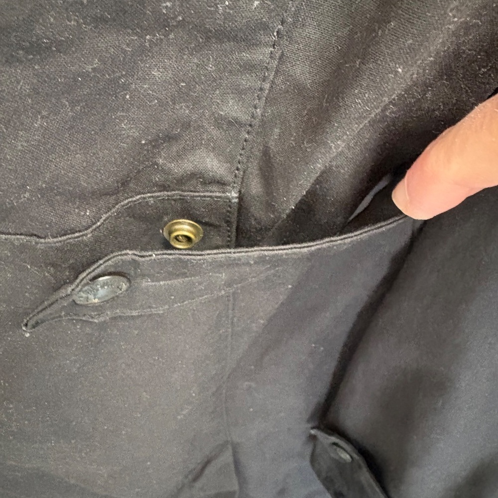 Filson Women 100% Cotton Black Hunting Jacket Size Small - Picture 7 of 9